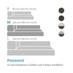 Odin Hundesofa Hundematte | Waschbar | Orthopädisch | Rutschfest | Atmungsaktiv | Memory-Schaum | Größe M (100 × 12 × 80 Cm) 15 Odin Hundesofa Hundematte | Waschbar | Orthopädisch | Rutschfest | Atmungsaktiv | Memory-Schaum | Größe M (100 × 12 × 80 Cm) -Heimladen 10037599 de 0007 logo