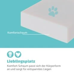 Emma Hundebett Hundekorb | Waschbar | Rutschfest | Atmungsaktiv | Wendematratze | Kissen | Größe M (80 X 20 X 70 Cm) 11 Emma Hundebett Hundekorb | Waschbar | Rutschfest | Atmungsaktiv | Wendematratze | Kissen | Größe M (80 X 20 X 70 Cm) -Heimladen 10037611 de 0003 logo