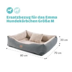 Emma Hundebett Ersatzbezug Waschbar Rutschfest Atmungsaktiv Größe M -Heimladen 10037662 de 0004 logo