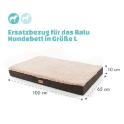 Balu L Hundebett Ersatzbezug Waschbar Rutschfest Atmungsaktiv Größe L -Heimladen 10037680 de 0004 logo