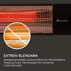 Dark Wave Stand Infrarot-Heizstrahler 2000W Goldbeschichtete Carbonröhre IP65 Standfuß -Heimladen 10037729 de 0005 logo