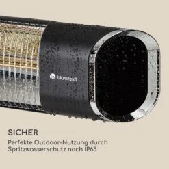 Dark Wave Stand Infrarot-Heizstrahler 2000W Goldbeschichtete Carbonröhre IP65 Standfuß -Heimladen 10037729 de 0009 logo