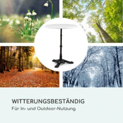 Patras Bistro-Tisch Marmortischplatte Ø60cm Gusseiserner Standfuß 16 Patras Bistro-Tisch Marmortischplatte Ø60cm Gusseiserner Standfuß -Heimladen 10037740 de 0007 logo