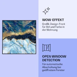 Wonderwall Air Art Smart Infrarotheizung Blauer Marmor 60x60cm 350W -Heimladen 10037827 de 0006 logo