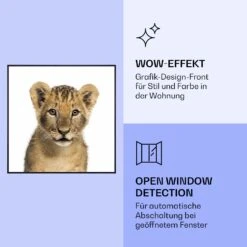 Wonderwall Air Art Smart Infrarotheizung Löwe 60x60cm 350W -Heimladen 10037833 de 0006 logo