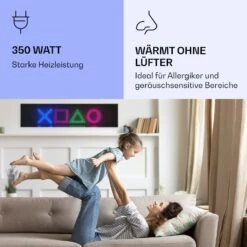 Wonderwall Air Art Smart Infrarotheizung Spiel 120x30cm 350W -Heimladen 10037842 de 0005 logo