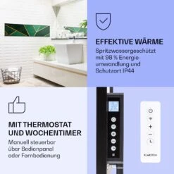Wonderwall Air Art Smart Infrarotheizung Grüne Linie 120x30cm 350W -Heimladen 10037845 de 0004 logo