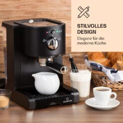 Passionata 20 Espressomaschine 20 Bar 6 Tassen 1,25 Liter Milchschaum -Heimladen 10037855 de 0002 logo