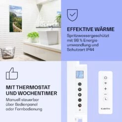 Wonderwall Air Art Smart Infrarotheizung Zug 60x120cm 700W -Heimladen 10037898 de 0004 logo