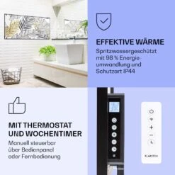 Wonderwall Air Art Smart Infrarotheizung Blatt 120x60cm 700W -Heimladen 10037917 de 0004 logo
