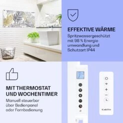 Wonderwall Air Art Smart Infrarotheizung Blatt 120x60cm 700W -Heimladen 10037918 de 0004 logo