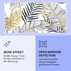 Wonderwall Air Art Smart Infrarotheizung Blatt 120x60cm 700W -Heimladen 10037918 de 0006 logo