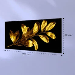 Wonderwall Air Art Smart Infrarotheizung Goldenes Blatt 120x60cm 700W -Heimladen 10037919 yy 0007 logo