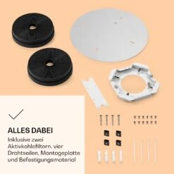 Skyfall Smart Inselabzugshaube Ø45cm Umluft 402m³/h LED 15 Skyfall Smart Inselabzugshaube Ø45cm Umluft 402m³/h LED -Heimladen 10037973 de 0006 logo