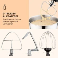 Bella Mini Rührmaschine 1200 W 6 Stufen 4 Liter Edelstahl Pulsfunktion -Heimladen 10037980 de 0005 logo