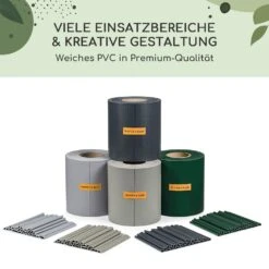 Sichtschutzstreifen Gartenzaun PVC 450 G/m² 50x19cm Clips -Heimladen 10037983 de 0006 usp