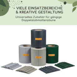 Sichtschutzstreifen-Clips Zubehör PVC 10er-Pack -Heimladen 10037988 de 0006 usp