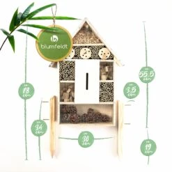 Insektenhaus Metalldach Inkl. Füße Ganzjährig Bewohnbar Pinienholz 13 Insektenhaus Metalldach Inkl. Füße Ganzjährig Bewohnbar Pinienholz -Heimladen 10038015 yy 0006 logo