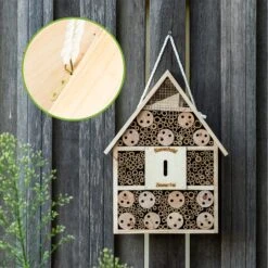 Insektenhotel Mit Spitzdach Aufhängung Ganzjährig Bewohnbar Holz -Heimladen 10038022 yy 0003 logo