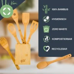 Kochlöffelset Mit Aufbewahrungsbox 6er Set Nachhaltig Leicht Bambus -Heimladen 10038026 de 0002 logo