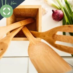 Kochlöffelset Mit Aufbewahrungsbox 6er Set Nachhaltig Leicht Bambus -Heimladen 10038026 yy 0005 logo