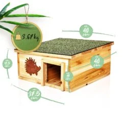 Igelhaus Futterhaus Überwinterung 2 Kammern Tannenholz Unbehandelt 15 Igelhaus Futterhaus Überwinterung 2 Kammern Tannenholz Unbehandelt -Heimladen 10038027 yy 0007 logo