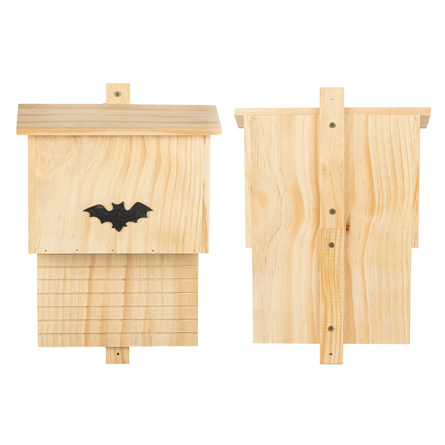 Fledermaushaus Nistkasten Überwinterungshilfe Ganzjährig Pinie 9 Fledermaushaus Nistkasten Überwinterungshilfe Ganzjährig Pinie – Bild 7