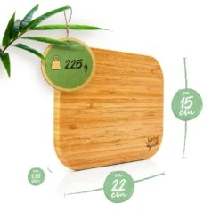 3er-Set Bambus-Frühstücksbrett 22 X 1,15 X 15 Cm (BxHxT) Pflegeleicht -Heimladen 10038063 yy 0007 logo