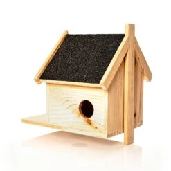 Eichhörnchenkobel Futterhaus Überwinterung 4 Zugänge Pinienholz Unbehandelt Handgefertigt -Heimladen 10038066 yy 0006 logo