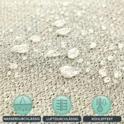 Rechteckiges Sonnensegel 3x5 M Befestigungsringe PE Luftdurchlässig -Heimladen 10038142 de 0003 logo