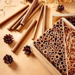 Bambusröhrchen 70 Stück Je 15 Cm Länge Holzfarben 11 Bambusröhrchen 70 Stück Je 15 Cm Länge Holzfarben -Heimladen 10038148 yy 0003 logo