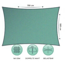 Rechteckiges Sonnensegel 5x7 M Polyester Luftdurchlässig -Heimladen 10038178 de 0006 logo