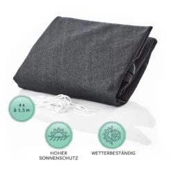 Rechteckiges Sonnensegel 2 X 3 M Polyester Luftdurchlässig -Heimladen 10038192 de 0005 logo