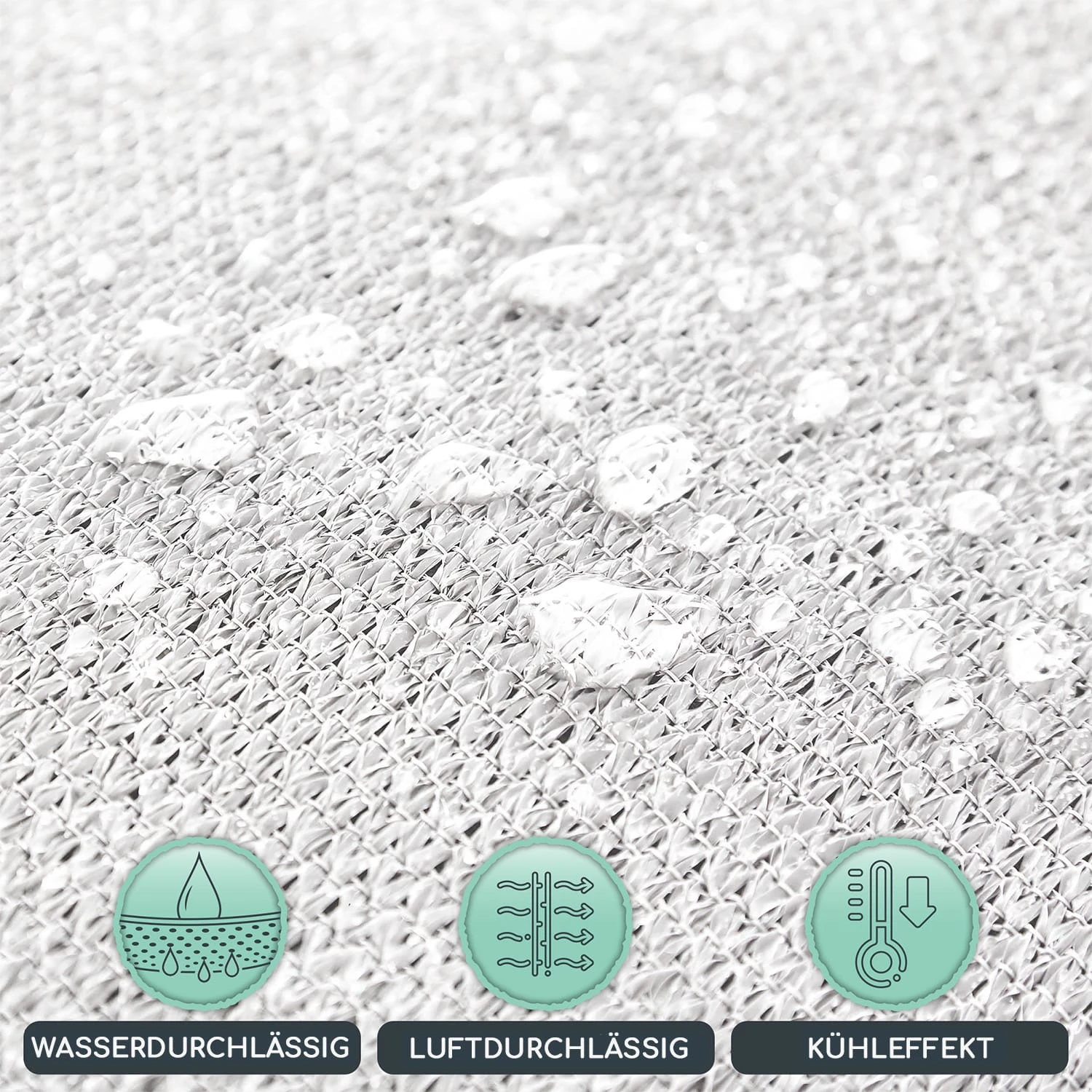 Dreieckiges Sonnensegel 3x3x3 M Polyester Luftdurchlässig 5 Dreieckiges Sonnensegel 3x3x3 M Polyester Luftdurchlässig – Bild 3