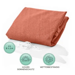 Quadratisches Sonnensegel 2 X 3 M Polyester Luftdurchlässig -Heimladen 10038213 de 0005 logo