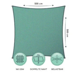 Quadratisches Sonnensegel 5 X 5 M Polyester Luftdurchlässig 13 Quadratisches Sonnensegel 5 X 5 M Polyester Luftdurchlässig -Heimladen 10038217 de 0006 logo