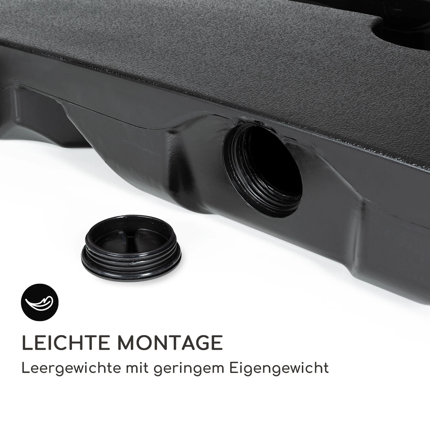 Saint-Tropez Schirmfuß Befüllbar 4 Leergewichte Für Bodenkreuz 6 Saint-Tropez Schirmfuß Befüllbar 4 Leergewichte Für Bodenkreuz – Bild 4