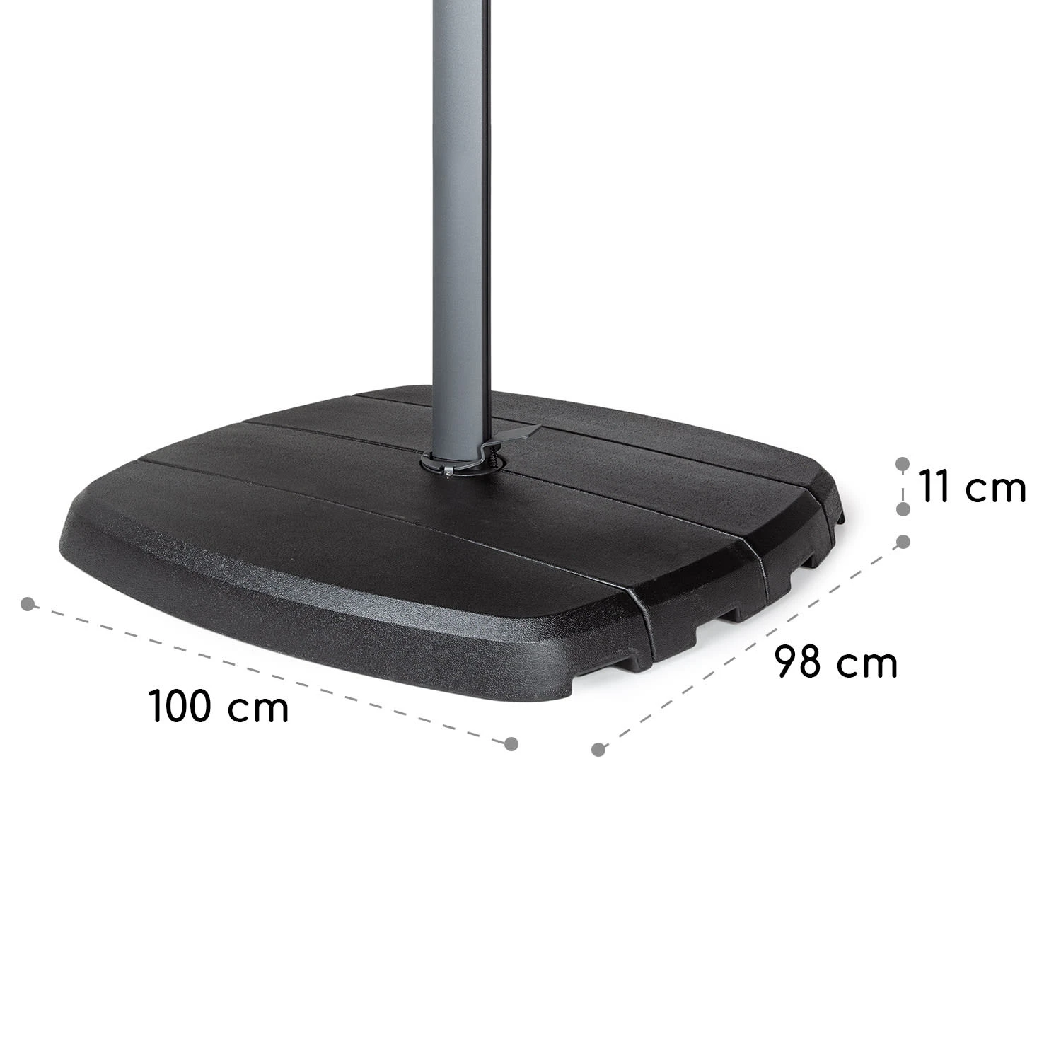 Saint-Tropez Schirmfuß Befüllbar 4 Leergewichte Für Bodenkreuz 7 Saint-Tropez Schirmfuß Befüllbar 4 Leergewichte Für Bodenkreuz – Bild 5