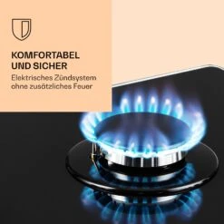 Victoria 5 Gaskochfeld 5-flammig Sabaf-Brenner Glaskeramik Retro-Look -Heimladen 10038376 de 0004 logo