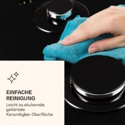 Victoria 5 Gaskochfeld 5-flammig Sabaf-Brenner Glaskeramik Retro-Look -Heimladen 10038376 de 0007 logo