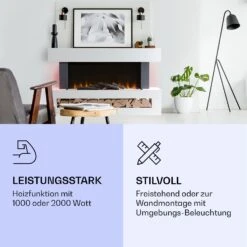 Studio Light & Fire 3 Smart Kamin 1000/2000W MDF WiFi-Steuerung -Heimladen 10038383 de 0003 logo