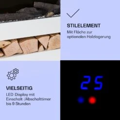 Studio Light & Fire 3 Smart Kamin 1000/2000W MDF WiFi-Steuerung -Heimladen 10038383 de 0004 logo