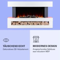 Studio Light & Fire 3 Smart Kamin 1000/2000W MDF WiFi-Steuerung -Heimladen 10038383 de 0005 logo