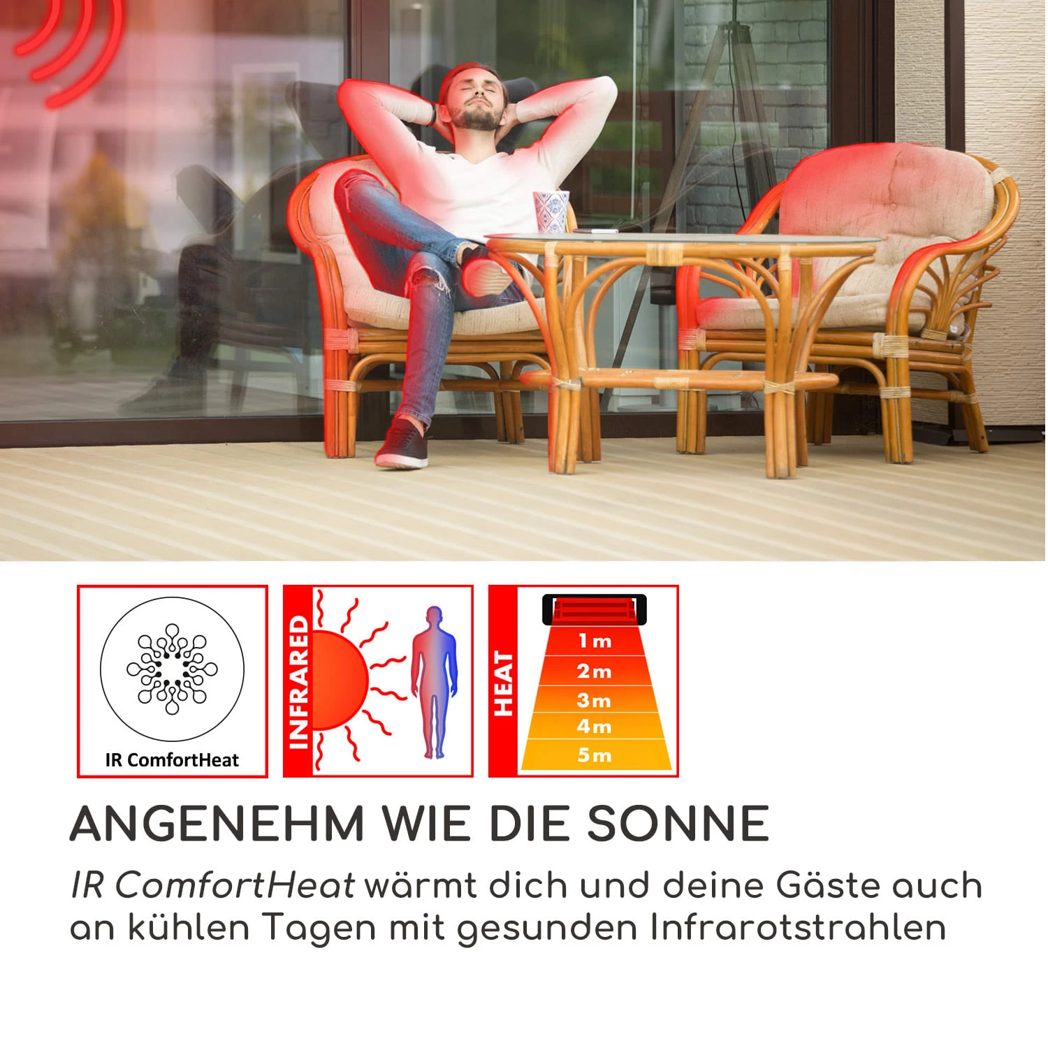 Heatbell Ceiling Smart Infrarotheizstrahler IPX4 800/1200/2000W 6 Heatbell Ceiling Smart Infrarotheizstrahler IPX4 800/1200/2000W – Bild 4