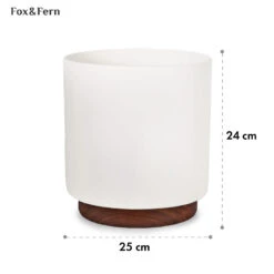 Enspijk Blumentöpfe Walnussholz Polystone Handgemacht 2 Größen -Heimladen 10038462 yy 0005 usp