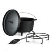 Galloway Dutch Oven 9.0 BBQ-Topf Gusseisen Standfüße Größe L / 9 Qt -Heimladen 10038586 yy 0001 titel