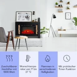 Studio Loft 2 Elektrokamin 1900 W LED-Technik Fernbedienung -Heimladen 10038618 de 0003 usp