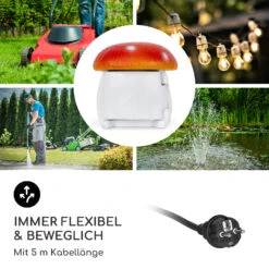 Power Mushroom Smart Gartensteckdose WiFi-Steuerung 3680 Watt IP44 -Heimladen 10038628 de 0005 logo