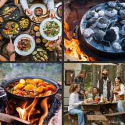 Guernsey Premium Dutch Oven 6.0 BBQ-Topf Gusseisen Größe M / 6 Qt -Heimladen 10038638 de 0005 usp