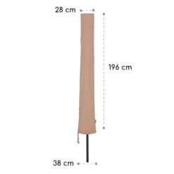 Shield Premium Schutzhülle Sonnenschirm Bis Ø 300 Cm UV-beständig -Heimladen 10038725 yy 0008 dimensions